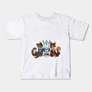 wolf squad Kids T-Shirt